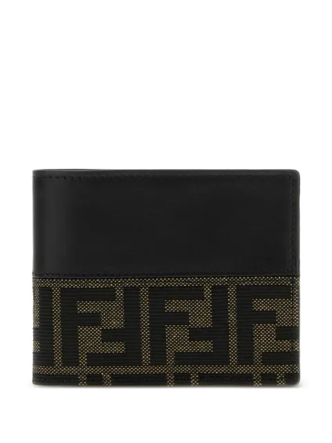 FENDI FF-jacquard wallet Black 7M0169B139