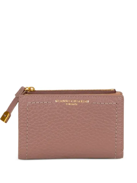 GIANNI CHIARINI grainy leather wallet Pink PF6003RNG14602