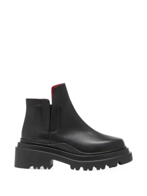 Plan C chunky-sole ankle boots Black AKCSC52BG5LV069