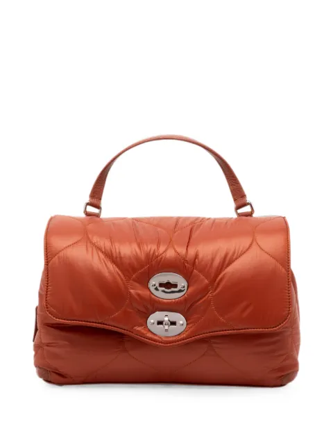 Zanellato S Postina quilted twist-lock shoulder bag Brown 709302310000S