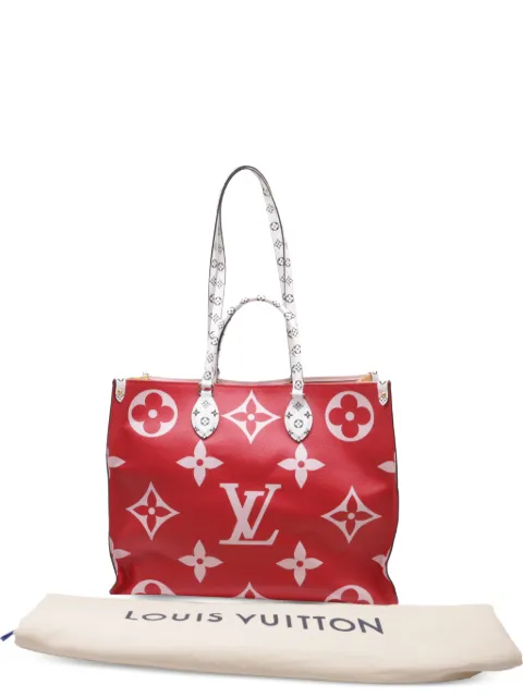 Louis Vuitton Pre-Owned Monogram Giant Onthego GM tote bag Red GILTPUUSBA780847W