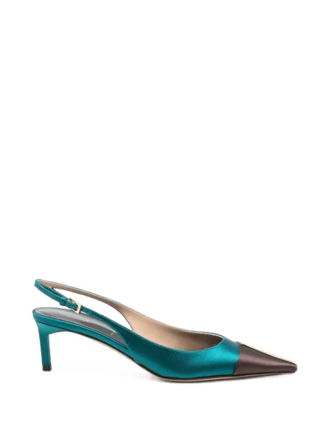 TOM FORD two-tone slingback pumps Green W3900TSA002P