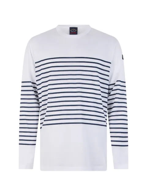 Paul & Shark striped long-sleeve T-shirt White 23411001
