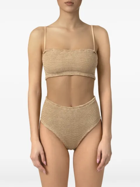 PARAMIDONNA Marie smocked bikini Neutrals SS24MHS