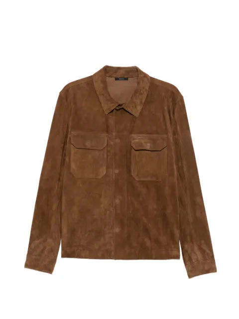 TOM FORD suede shirt jacket Brown LJS032LMS038