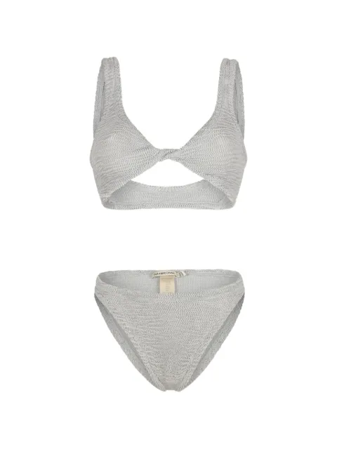 PARAMIDONNA Donika crinkle-effect bikini Grey SS25SDG