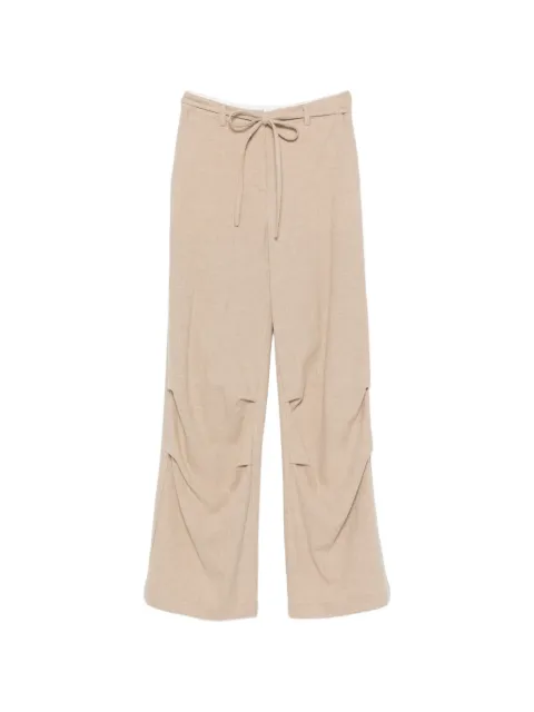 LE SULLY STUDIO pleated drawstring-fastening trousers Neutrals 4715T00006