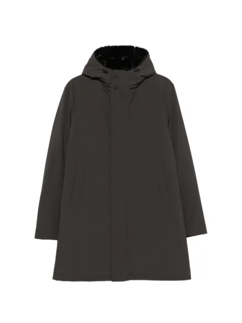 Herno faux-fur collar hooded parka Grey PA000190U12923