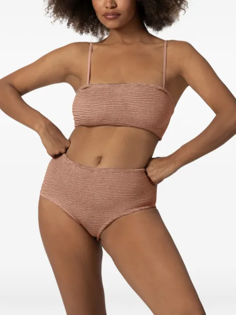 PARAMIDONNA Marie smocked bikini Neutrals SS25MARB