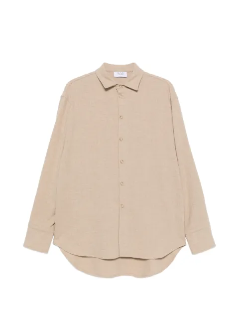LE SULLY STUDIO buttoned-cuff oversized shirt Neutrals 2768T00006