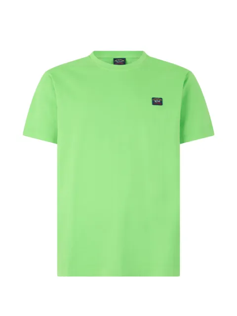 Paul & Shark logo-patch short-sleeve T-shirt Green 23411052