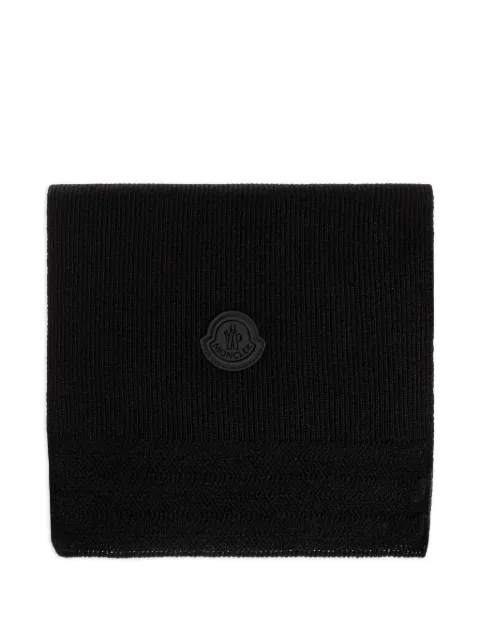 Moncler wool scarf Black L20913C00001M4281