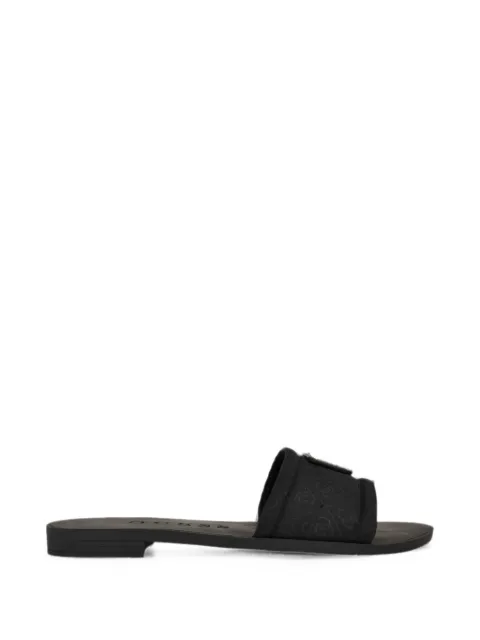 GUESS USA Elysone logo sandals Black FLJELSFAP03