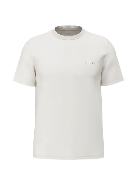 GUESS USA logo-print crew-neck T-shirt Neutrals Z6RI17I3Z14