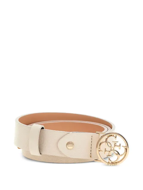 GUESS USA beige Adelard adjustable belt Neutrals BW9177P4430