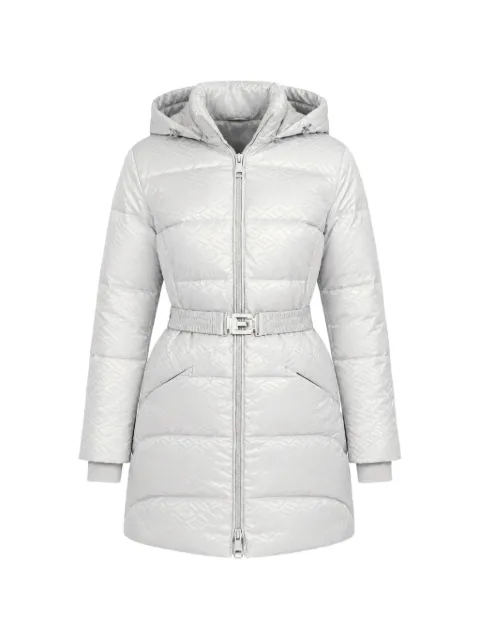 GUESS USA All-over logo puffer Silver W4BL58WGL72