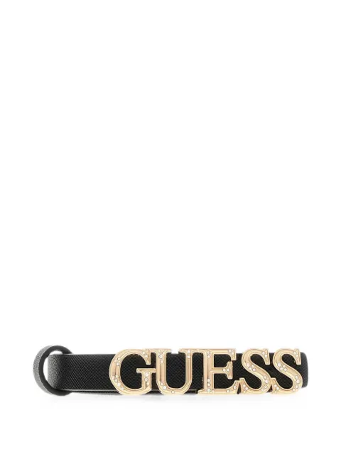 GUESS USA logo script belt Black BW9338P6215