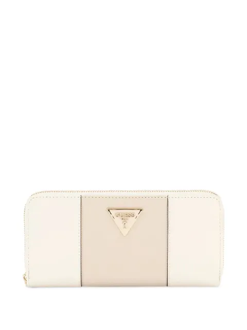 GUESS USA Laurel II logo-plaque wallet Neutrals SWZG7459146
