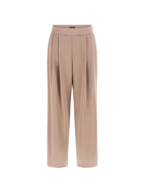 GUESS USA satin wide leg pants Neutrals W6RB66W2612