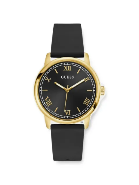 GUESS USA black gold-tone analog watch Black GW0973G2