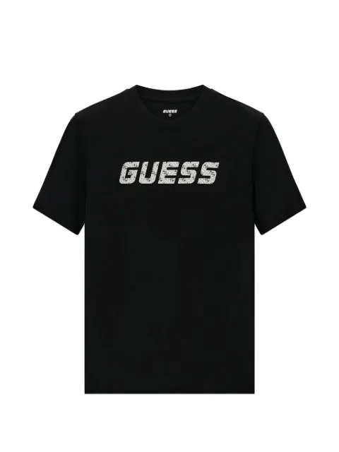 GUESS USA printed-logo T-shirt Black Z6RI15I3Z14