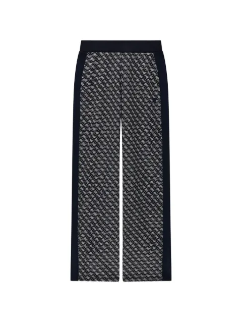 GUESS USA logo wide-leg pants Blue V6RB09K2042