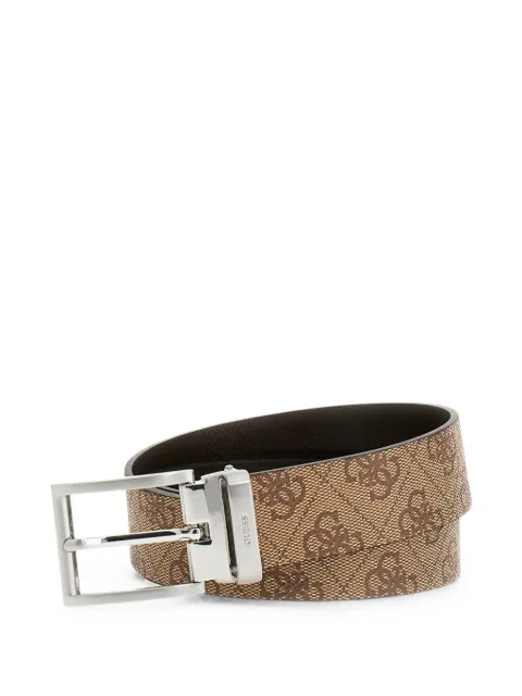 GUESS USA monogram reversible belt Brown BMBCLOP5135