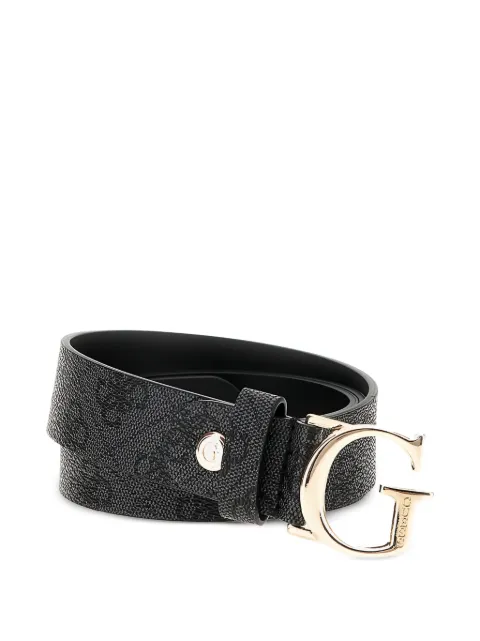 GUESS USA black logo Emera adjustable belt Black BW7862P3430