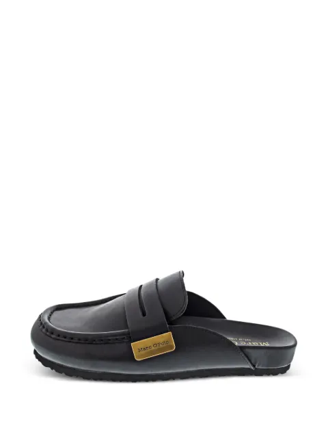 Marc O'Polo penny-strap leather mules Black 5000011222