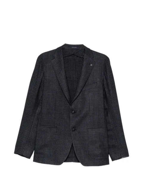 Tagliatore houndstooth single-breasted blazer Blue 1SMC22K520150