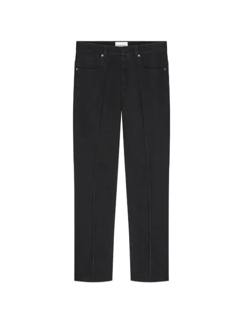 Givenchy Straight fit jeans with crease effect Black BM51NS5YD6