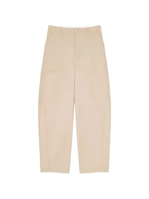 Givenchy Couture Seam trousers in cotton with Givenchy Paris patch Neutrals BM51NE16AW