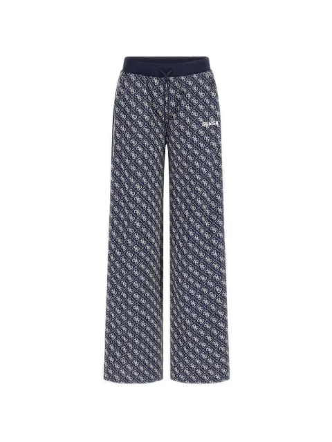 GUESS USA 4G logo Sarah track pants Blue V4BB09KCHW0