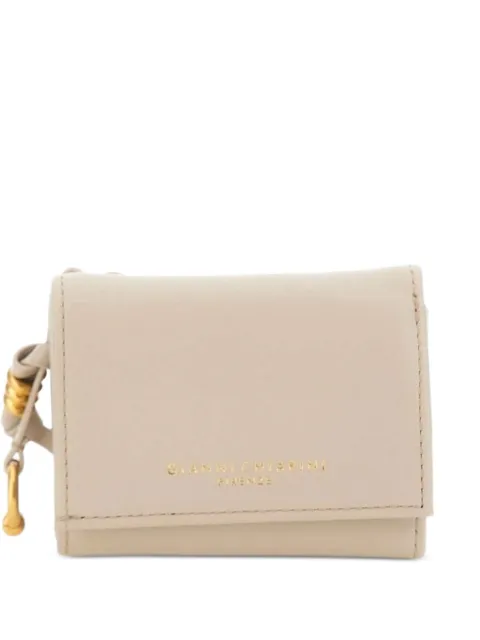 GIANNI CHIARINI logo-print wallet Neutrals PFW5065NALAMB