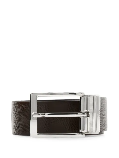 GUESS USA Milano Saffiano leather belt Brown BM7866P6135