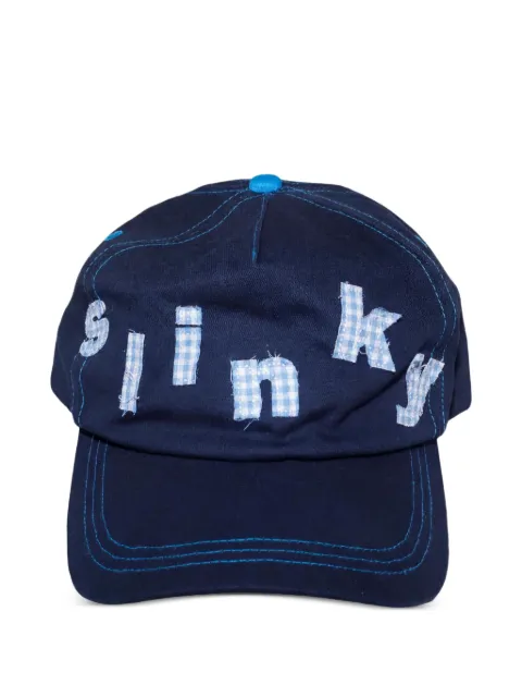 Slinky logo-patch cap Blue SLINKYCAP