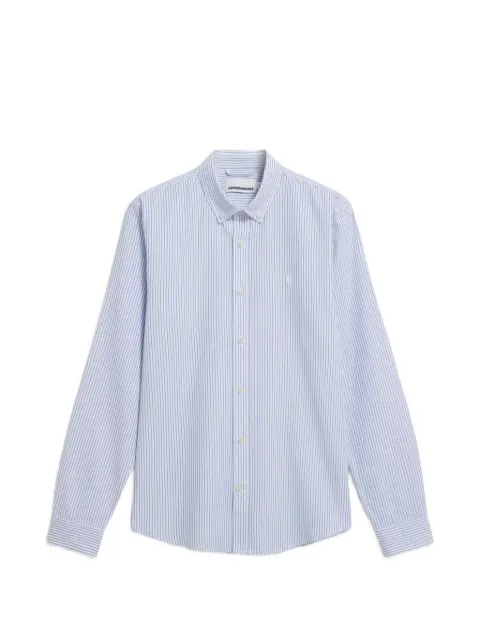 ARMEDANGELS QUASSA striped long-sleeve shirt White 30007426