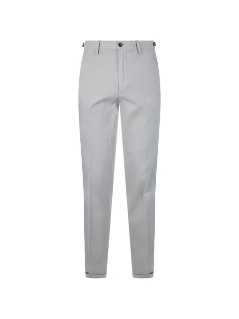 Paul & Shark slim-fit zip-fastening chino trousers Grey 21414090