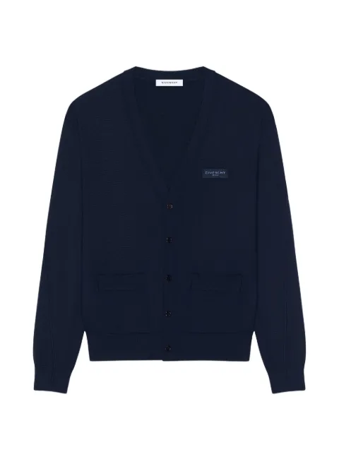 Givenchy Couture Seam wool cardigan Blue GIVENCHYTESTBMK01B4YQL