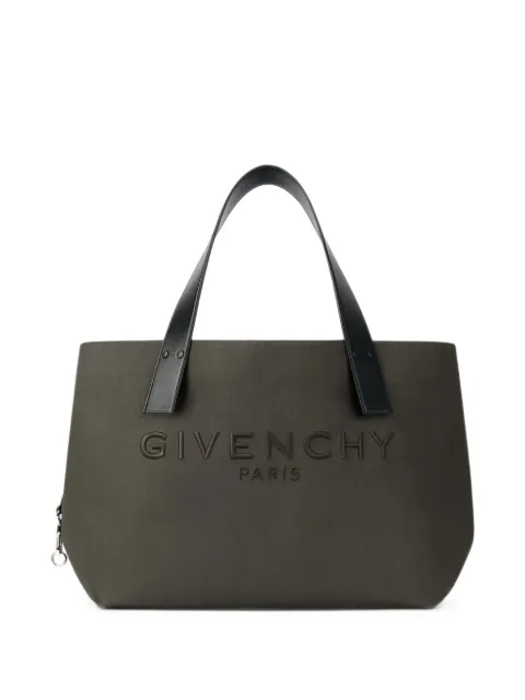 Givenchy Cargo logo-embossed tote bag Grey GIVENCHYTESTBK50G4K21W