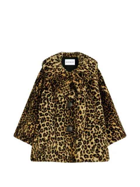 Givenchy leopard-print coat Brown GIVENCHYTESTBWC0GX31EG