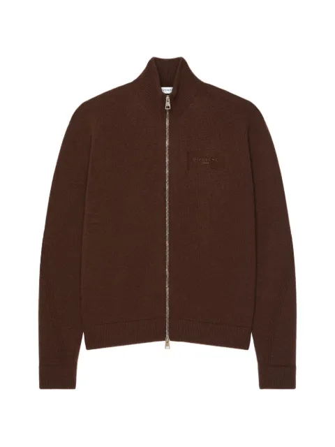Givenchy Couture Seam zipped cardigan Brown GIVENCHYTESTBMK01H4YRM