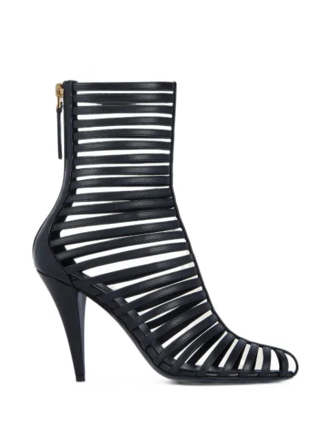 Givenchy Cage ankle boots in leather Black BE605ME1J7