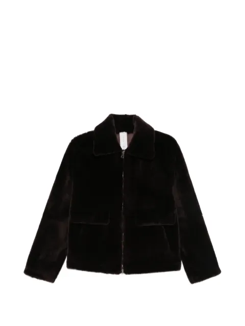 FURLING BY GIANI Giulia faux-fur jacket Red GIULIA