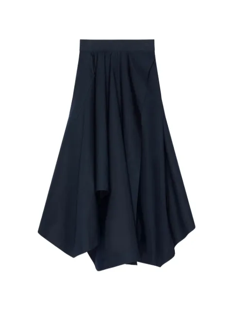 Givenchy asymmetric poplin maxi skirt Blue GIVENCHYTESTBW413G1642