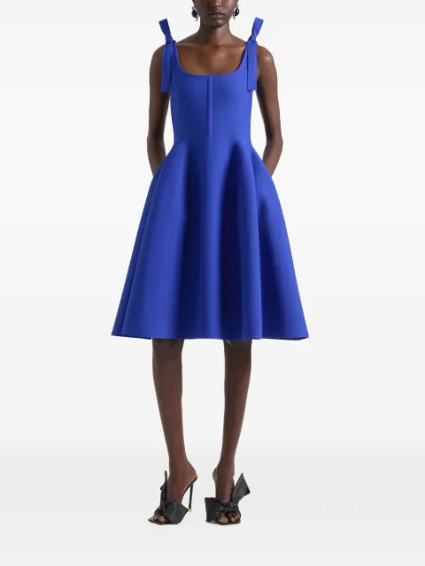 Givenchy bow-detail midi dress Blue GIVENCHYTESTBW22ZK4ZUK