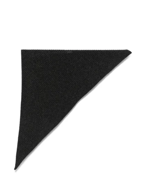Christian Wijnants ribbed triangular scarf Grey KIKO9085