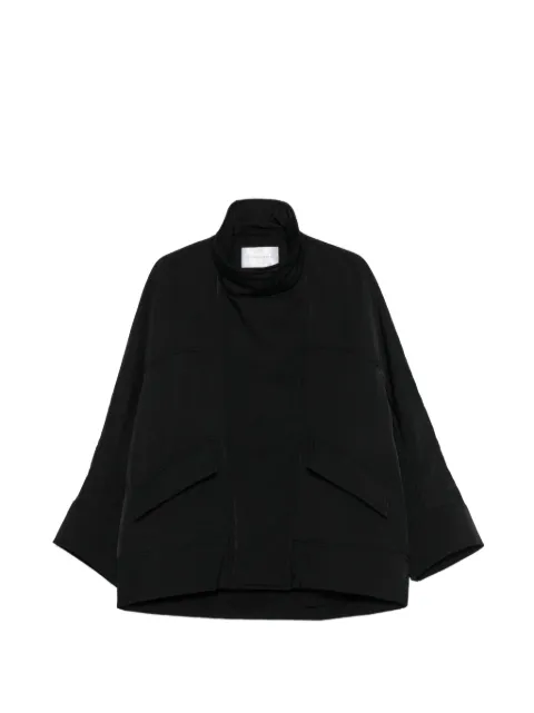 Christian Wijnants high-neck flap-pocket coat Black JOMBO9047