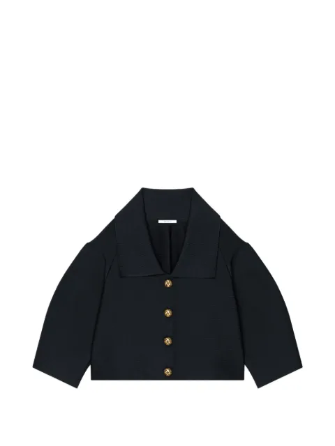 Givenchy Cocoon cropped jacket Black GIVENCHYTESTBW00X14ZUK