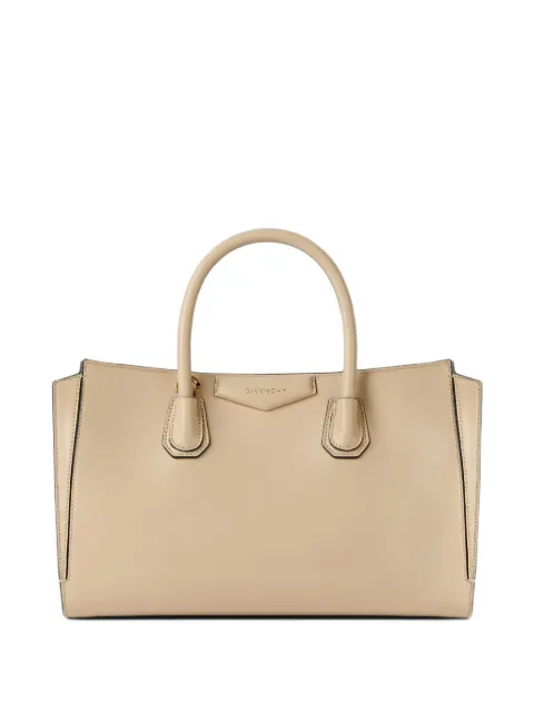 Givenchy small Antigona grained leather tote bag Neutrals GIVENCHYTESTBB5197B2HF